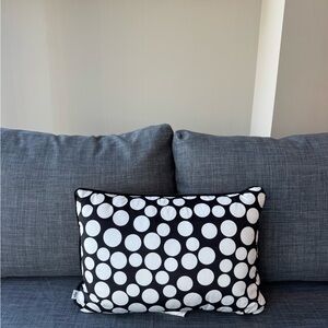 NEW Tabitha Brown for Target Polka Dot Black and White Throw Pillow